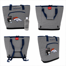画像をギャラリービューアに読み込む, NFL Denver Broncos Glacier Guard 30 Can Cooler Tote Backpack - Gray
