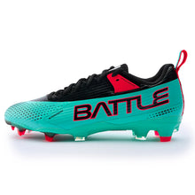 画像をギャラリービューアに読み込む, BATTLE ASTROLITE Football Cleats Neon Blue / Green Glow
