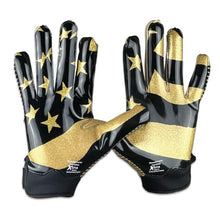 画像をギャラリービューアに読み込む, Battle | "USA Glitter" Palm Print Receiver Football Gloves
